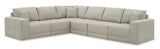 Next-Gen Gaucho Gray 6-Piece Sectional from Ashley - Luna Furniture