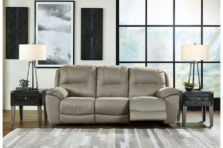 Next-Gen Gaucho Putty Power Reclining Sofa from Ashley - Luna Furniture
