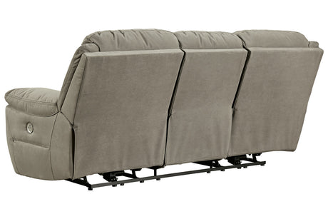 Next-Gen Gaucho Putty Power Reclining Sofa from Ashley - Luna Furniture