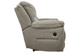 Next-Gen Gaucho Putty Reclining Loveseat with Console from Ashley - Luna Furniture