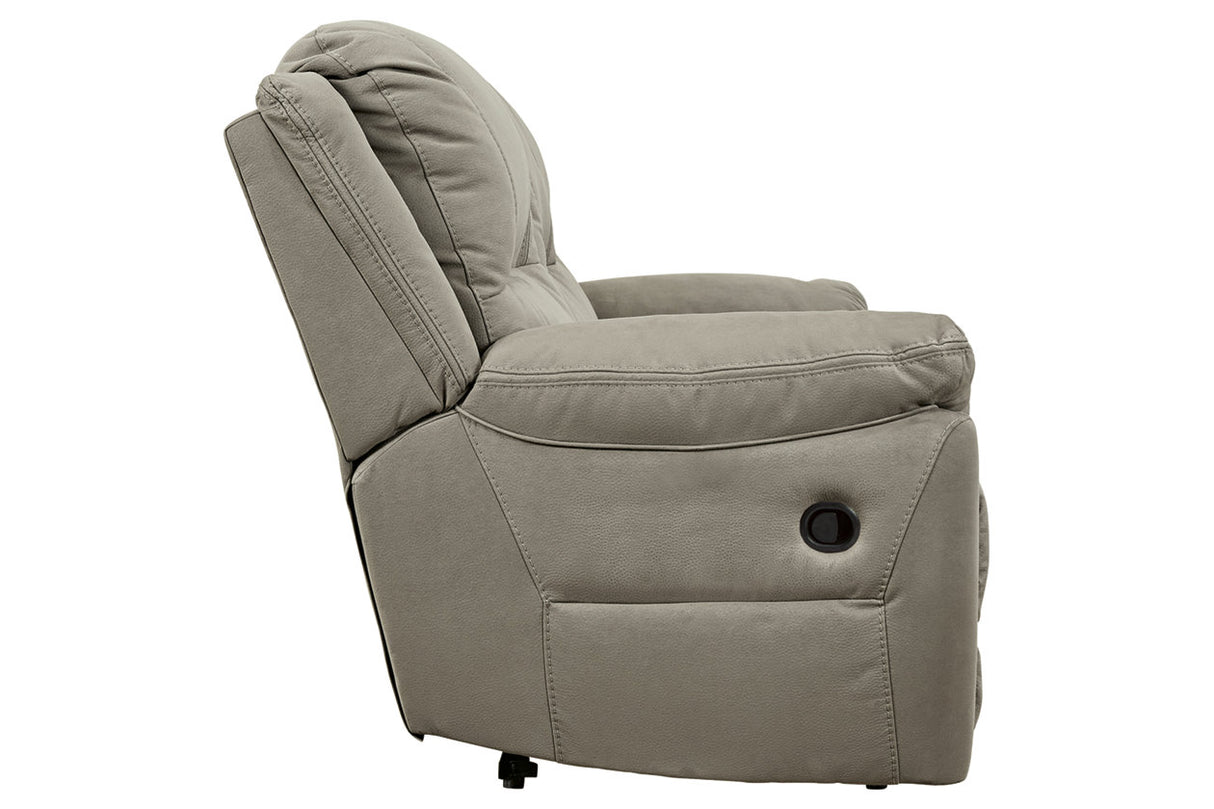 Next-Gen Gaucho Putty Reclining Sofa from Ashley - Luna Furniture
