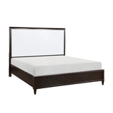Niles White/Cherry Queen Panel Bed from Homelegance - Luna Furniture