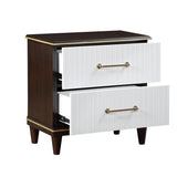 1451-1*4 4-Piece Bedroom Set (Queen Bed, Nightstand, Dresser, Mirror) from Homelegance - Luna Furniture