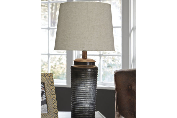 Norbert Gray Table Lamp