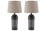 Norbert Gray Table Lamp from Ashley - Luna Furniture