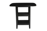 Norman Black 5-Piece Counter Height Set from Homelegance - Luna Furniture