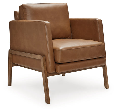 Numund Caramel Accent Chair from Ashley - Luna Furniture