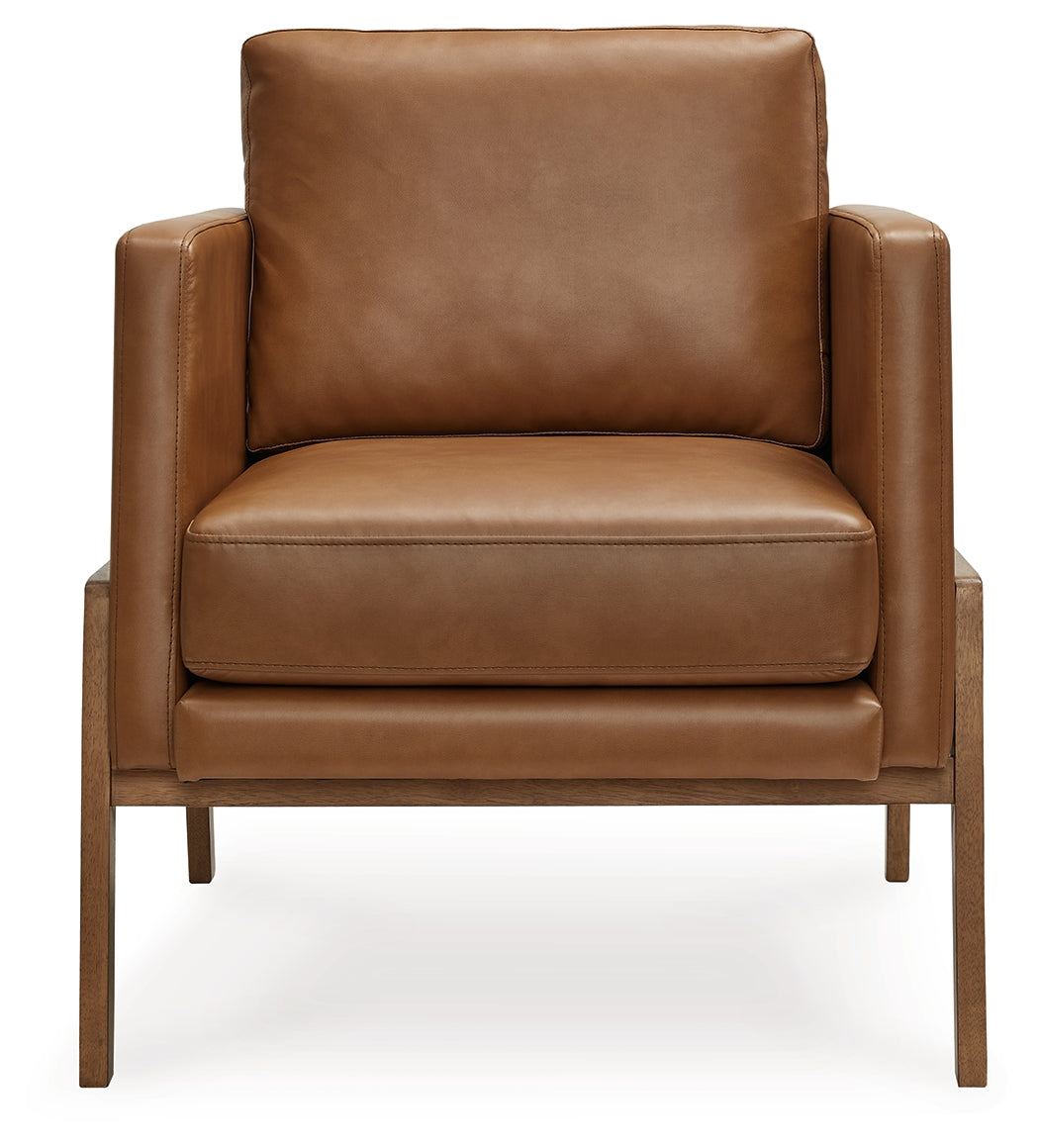 Numund Caramel Accent Chair from Ashley - Luna Furniture