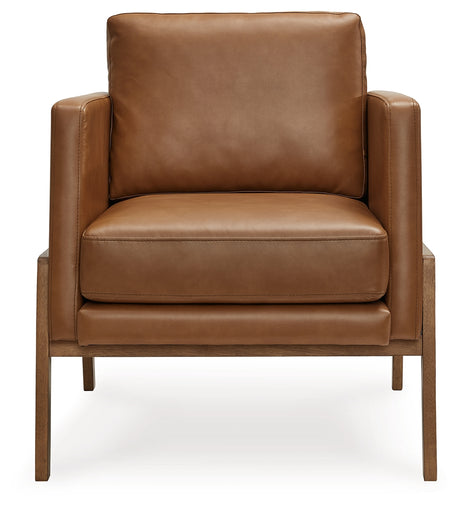 Numund Caramel Accent Chair from Ashley - Luna Furniture