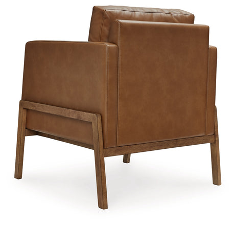 Numund Caramel Accent Chair from Ashley - Luna Furniture