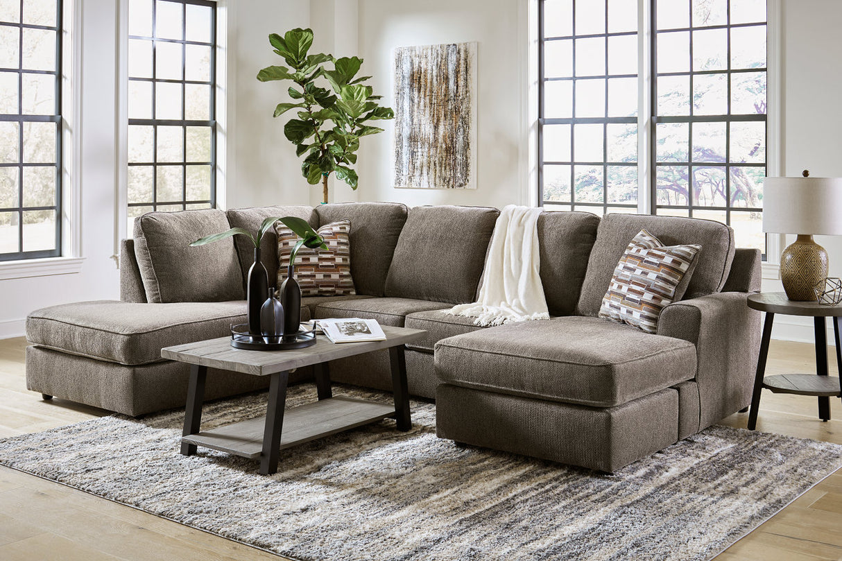 O'Phannon Putty 2-Piece LAF Chaise Sectional from Ashley - Luna Furniture