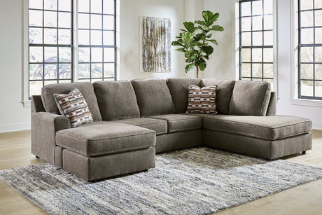 O'Phannon Putty 2-Piece RAF Chaise Sectional from Ashley - Luna Furniture
