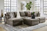 O'Phannon Putty 2-Piece RAF Chaise Sectional from Ashley - Luna Furniture