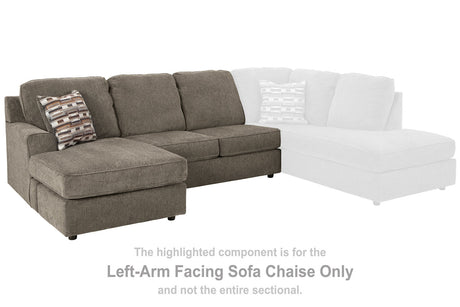 O'Phannon Putty Left-Arm Facing Sofa Chaise from Ashley - Luna Furniture