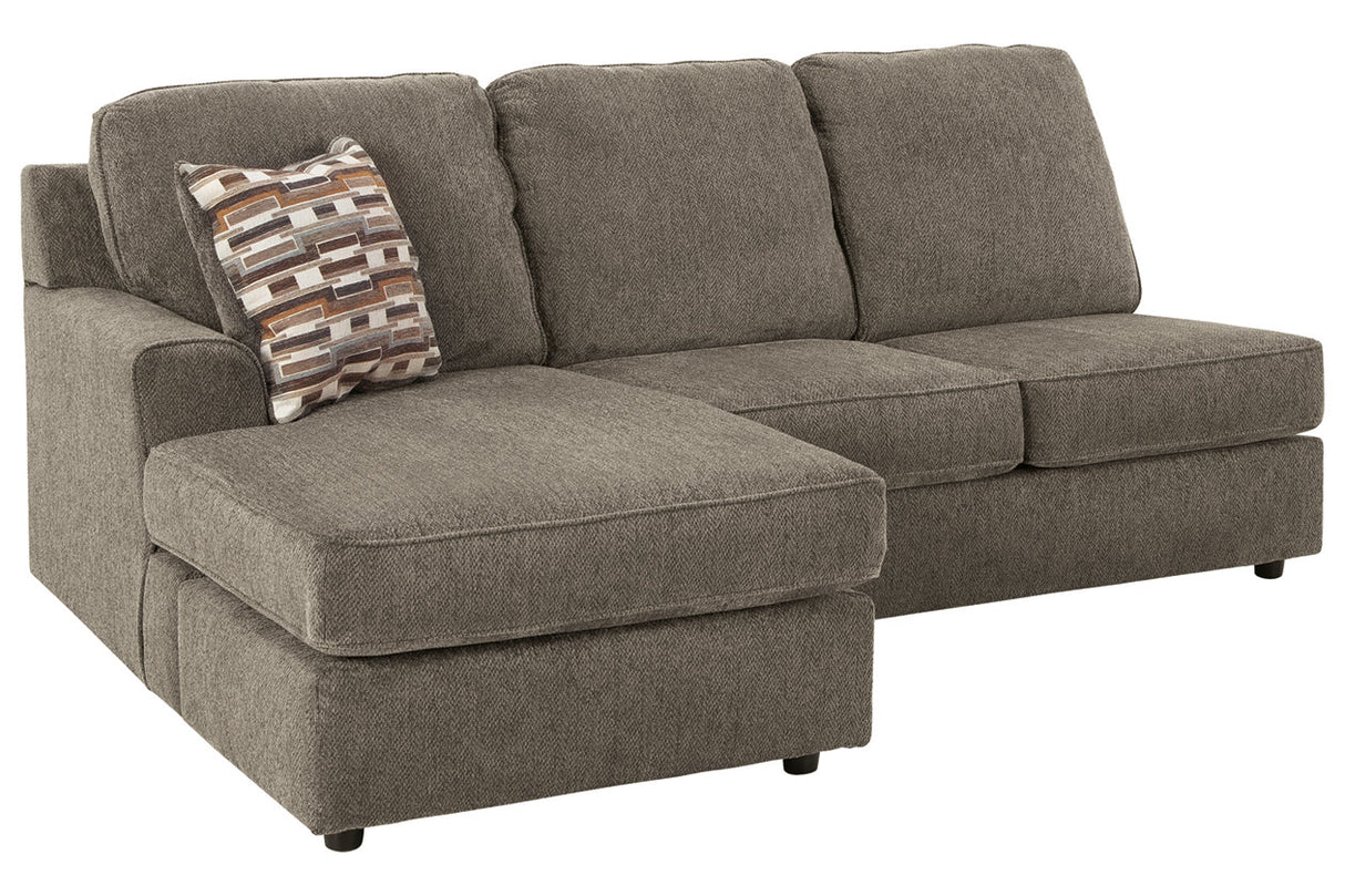 O'Phannon Putty Left-Arm Facing Sofa Chaise from Ashley - Luna Furniture