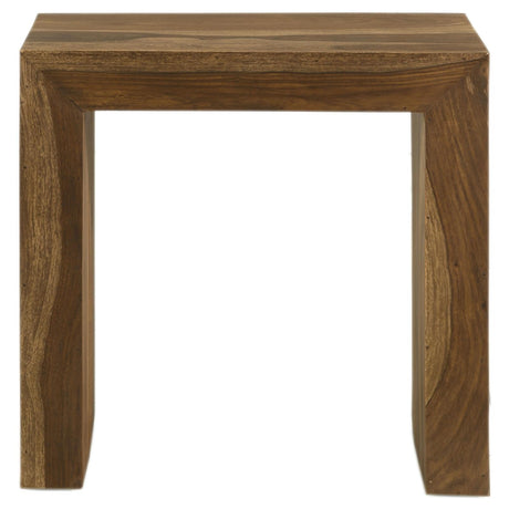 Odilia Auburn Rectangular Solid Wood End Table from Coaster - Luna Furniture