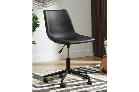 Office Chair Program Black Home Office Desk Chair from Ashley - Luna Furniture