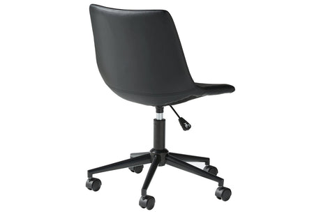 Office Chair Program Black Home Office Desk Chair from Ashley - Luna Furniture