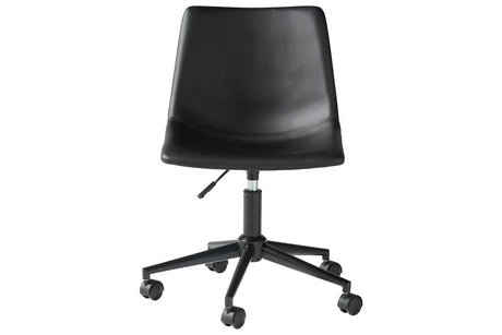 Office Chair Program Black Home Office Desk Chair from Ashley - Luna Furniture