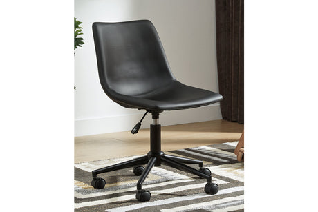 Office Chair Program Black Home Office Desk Chair from Ashley - Luna Furniture