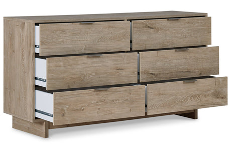 Oliah Natural Dresser from Ashley - Luna Furniture