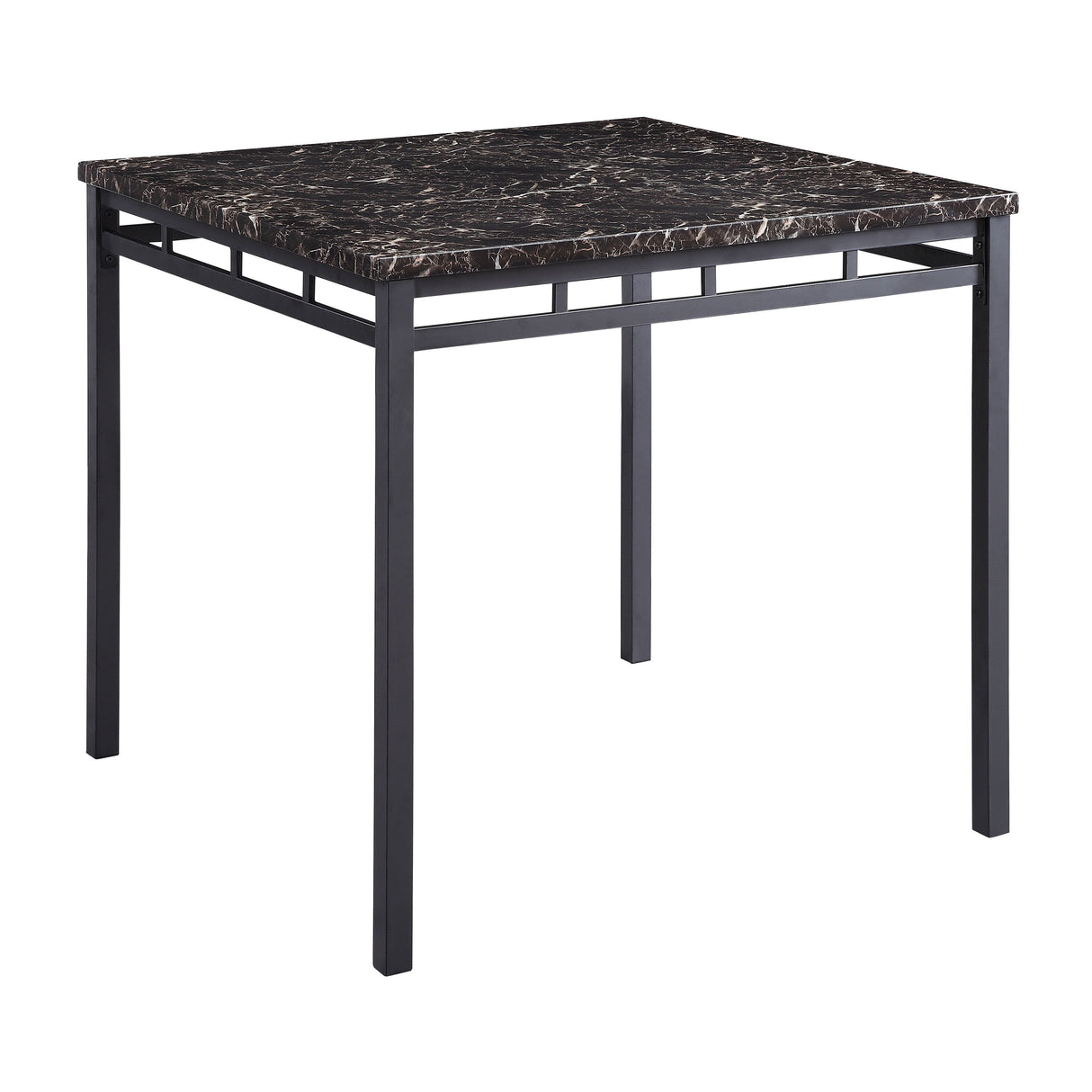 Olney Black/Dark Brown 5-Piece Counter Height Set from Homelegance - Luna Furniture