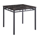 Olney Black/Dark Brown 5-Piece Counter Height Set from Homelegance - Luna Furniture