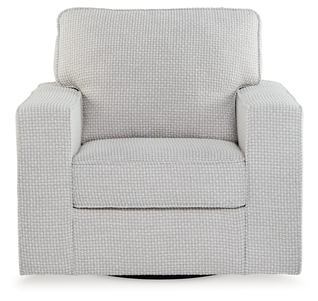 Olwenburg Taupe Swivel Accent Chair from Ashley - Luna Furniture