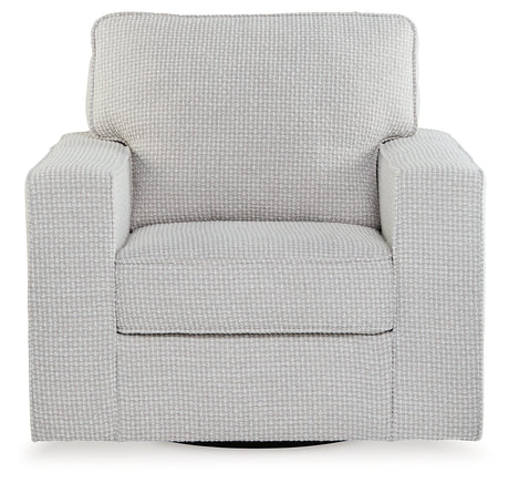 Olwenburg Taupe Swivel Accent Chair from Ashley - Luna Furniture