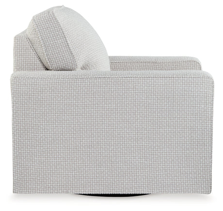 Olwenburg Taupe Swivel Accent Chair from Ashley - Luna Furniture