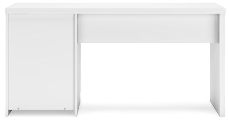 Onita White 60" Home Office Desk from Ashley - Luna Furniture