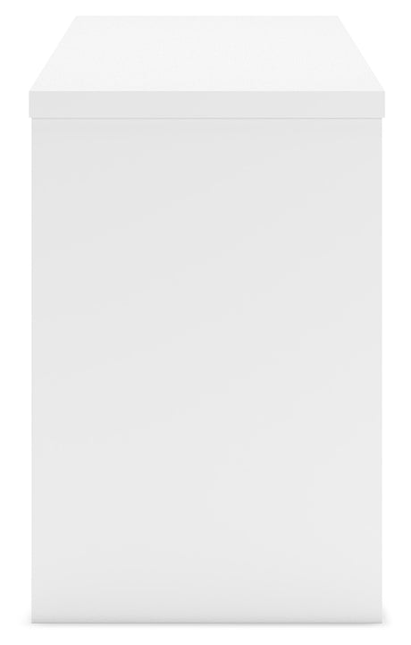 Onita White 60" Home Office Desk from Ashley - Luna Furniture