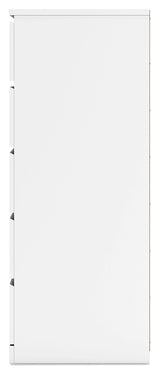 Onita White Chest of Drawers from Ashley - Luna Furniture