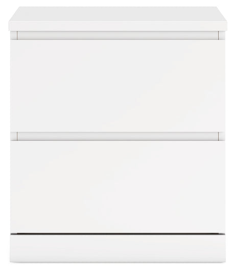 Onita White Nightstand from Ashley - Luna Furniture