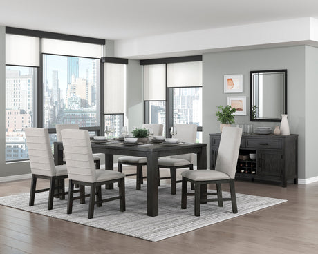Orem Antique Black/Gray Dining Side Chair, Set of 2 from Homelegance - Luna Furniture