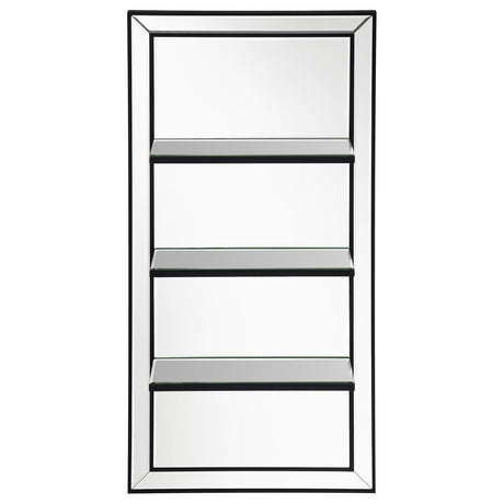 Oriel 3-Shelf Rectangle Wall Mirror from Coaster - Luna Furniture