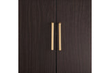 Orinfield Dark Brown Accent Cabinet from Ashley - Luna Furniture