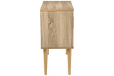 Orinfield Natural/White Accent Cabinet from Ashley - Luna Furniture