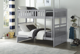 Orion Gray Full/Full Bunk Bed from Homelegance - Luna Furniture