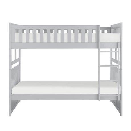 Orion Gray Full/Full Bunk Bed from Homelegance - Luna Furniture