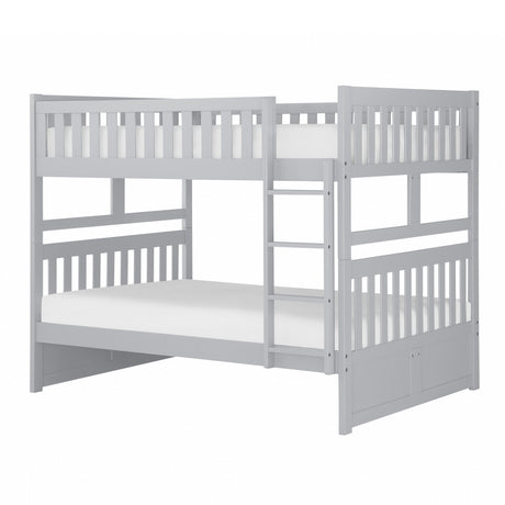 Orion Gray Full/Full Bunk Bed from Homelegance - Luna Furniture