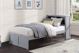 Orion Gray Twin Bookcase Bed from Homelegance - Luna Furniture