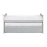 Orion Gray Twin/Twin Bed with Twin Trundle from Homelegance - Luna Furniture