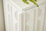 Ornawel Distressed White Accent Cabinet from Ashley - Luna Furniture