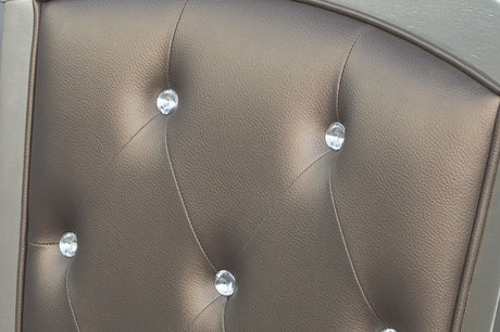 Orsina Silver Mirrored 96" Extendable Dining Set from Homelegance - Luna Furniture