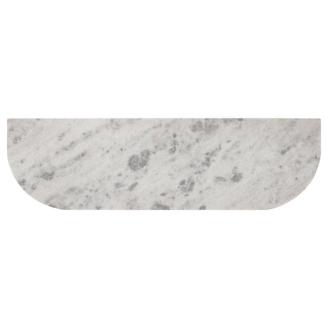 Ortega White and Natural 4-Door Marble Top Dining Sideboard Server from Coaster - Luna Furniture