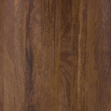 Ortega White and Natural Round Marble Top Solid Base Dining Table from Coaster - Luna Furniture