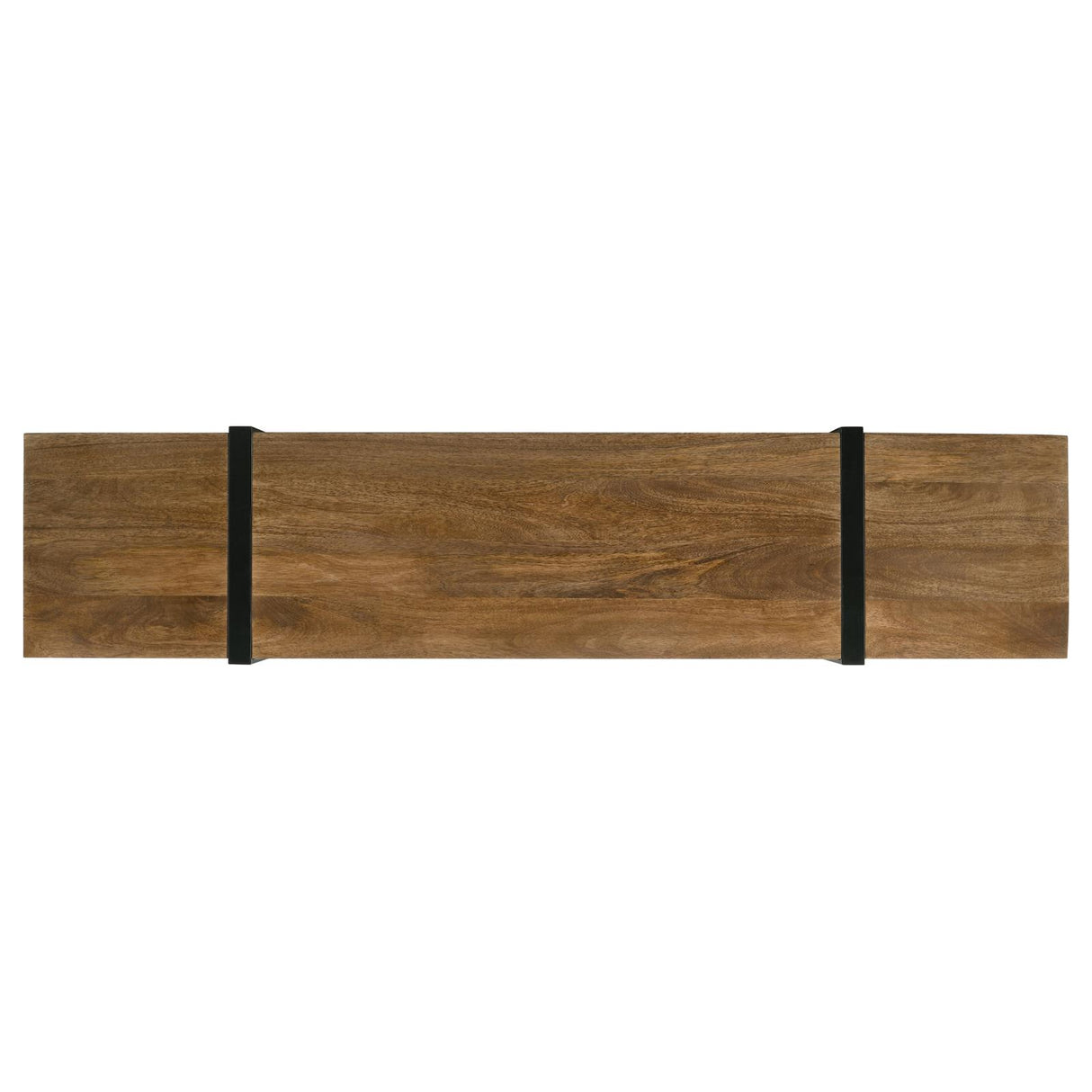 Otto Brown and Gunmetal 4-Drawer Solid Wood 70" TV Stand from Coaster - Luna Furniture