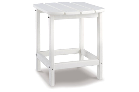 Sundown Treasure White End Table from Ashley - Luna Furniture