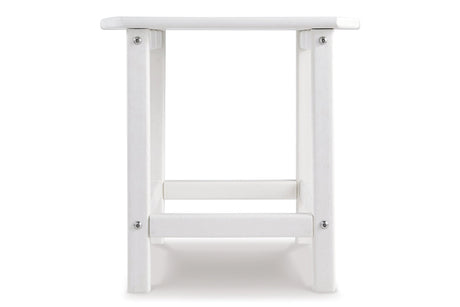 Sundown Treasure White End Table from Ashley - Luna Furniture